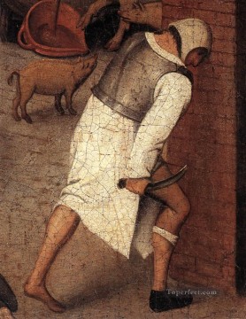 Pieter Brueghel el Joven Painting - Proverbios 4 género campesino Pieter Brueghel el Joven